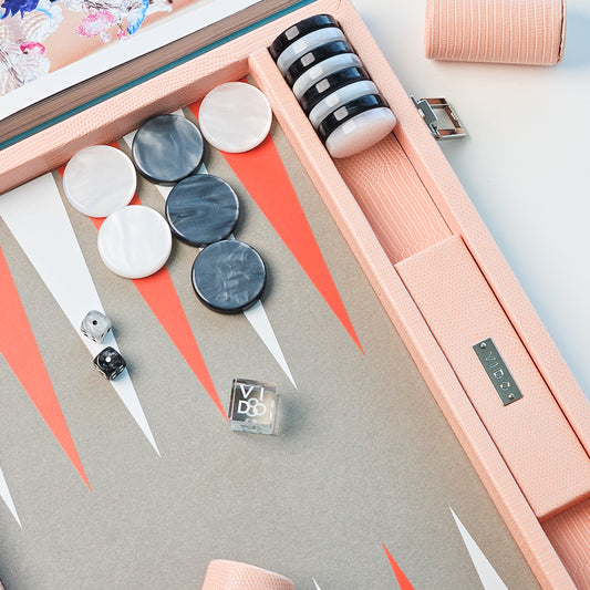 Apricot Lizard Large Backgammon