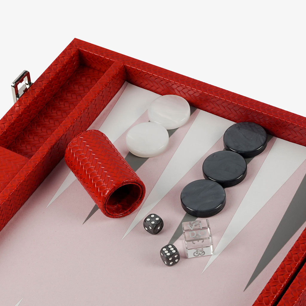 Ruby Braided Large Backgammon