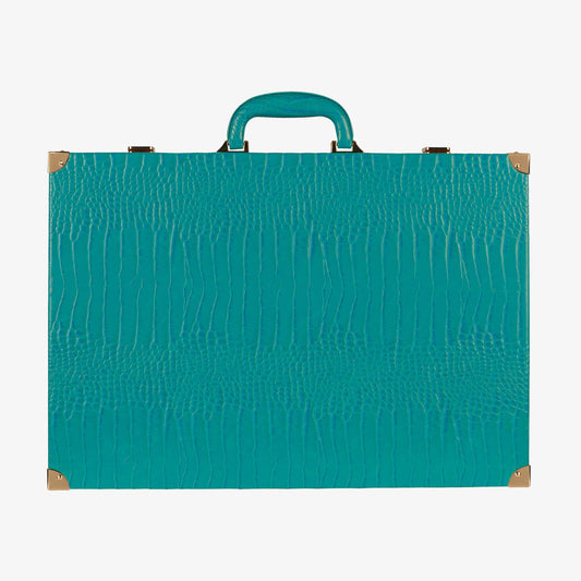 Teal Alligator Large Backgammon