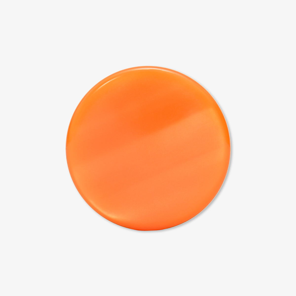 Backgammon Checker Stone Resin Mother-of-Pearl 44 mm Orange