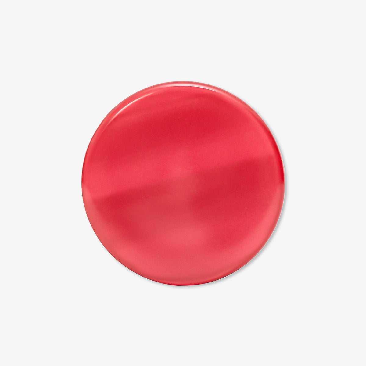 Backgammon Checker Stone Resin Mother-of-Pearl 44 mm Red