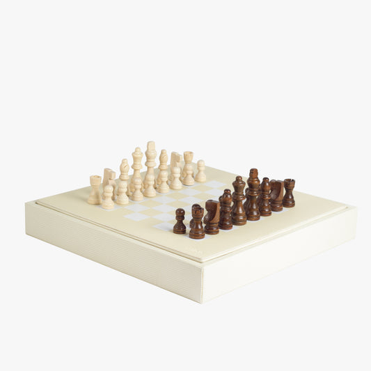 Ivory Lizard Chess Set