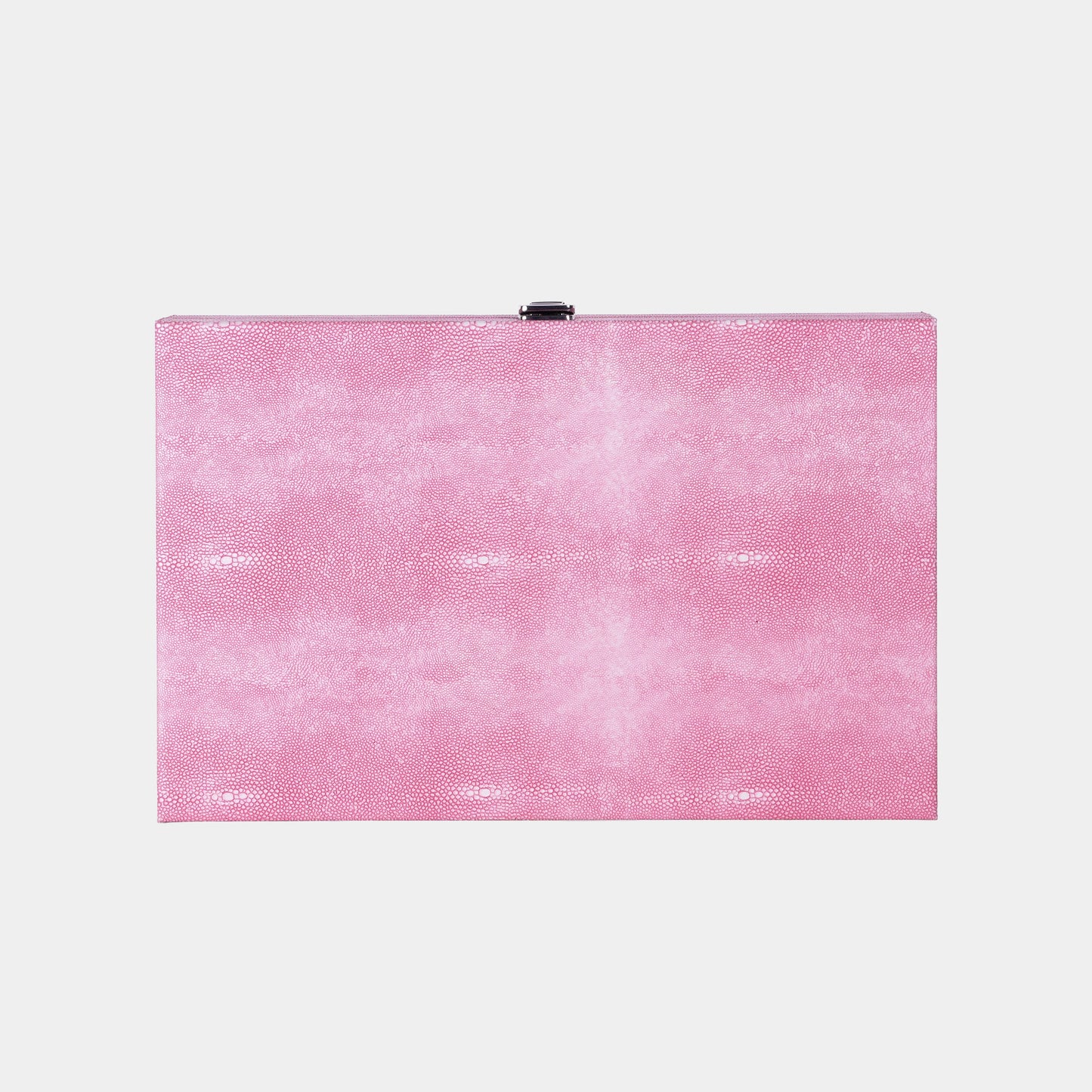 Pink medium backgammon with a stingray pattern on a light gray background by VIDO
