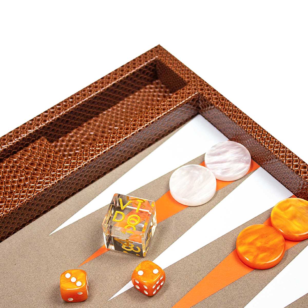 Brown Snake Medium Backgammon