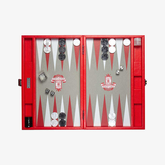 Red Medium Backgammon