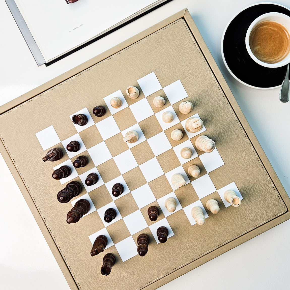 Sand Beige Chess Set