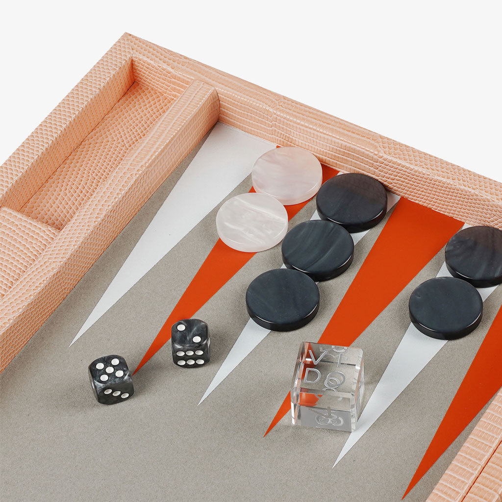 Apricot Lizard Medium Backgammon