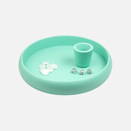 Turquoise Dice Tray