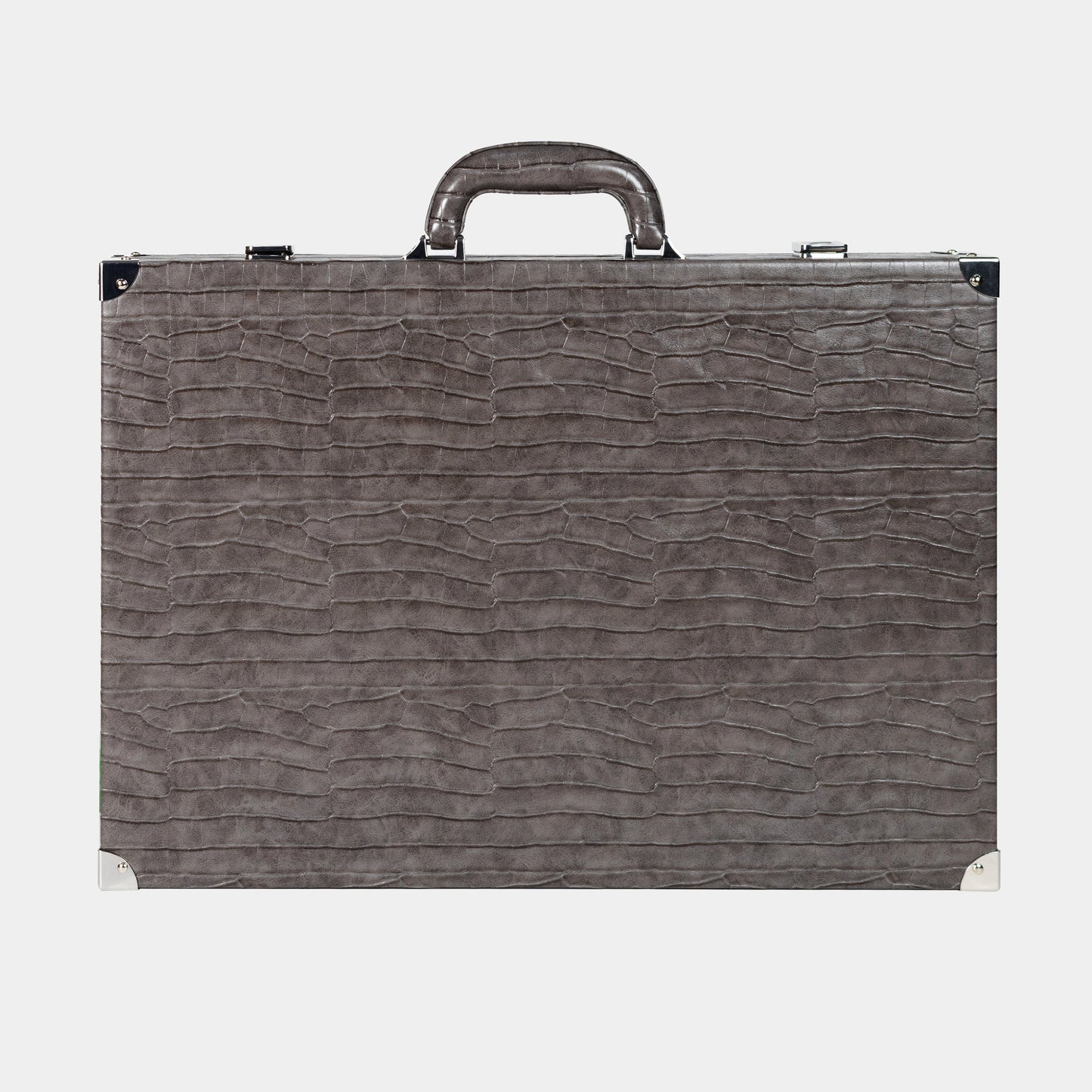 Anthracite Grey Alligator Large Backgammon