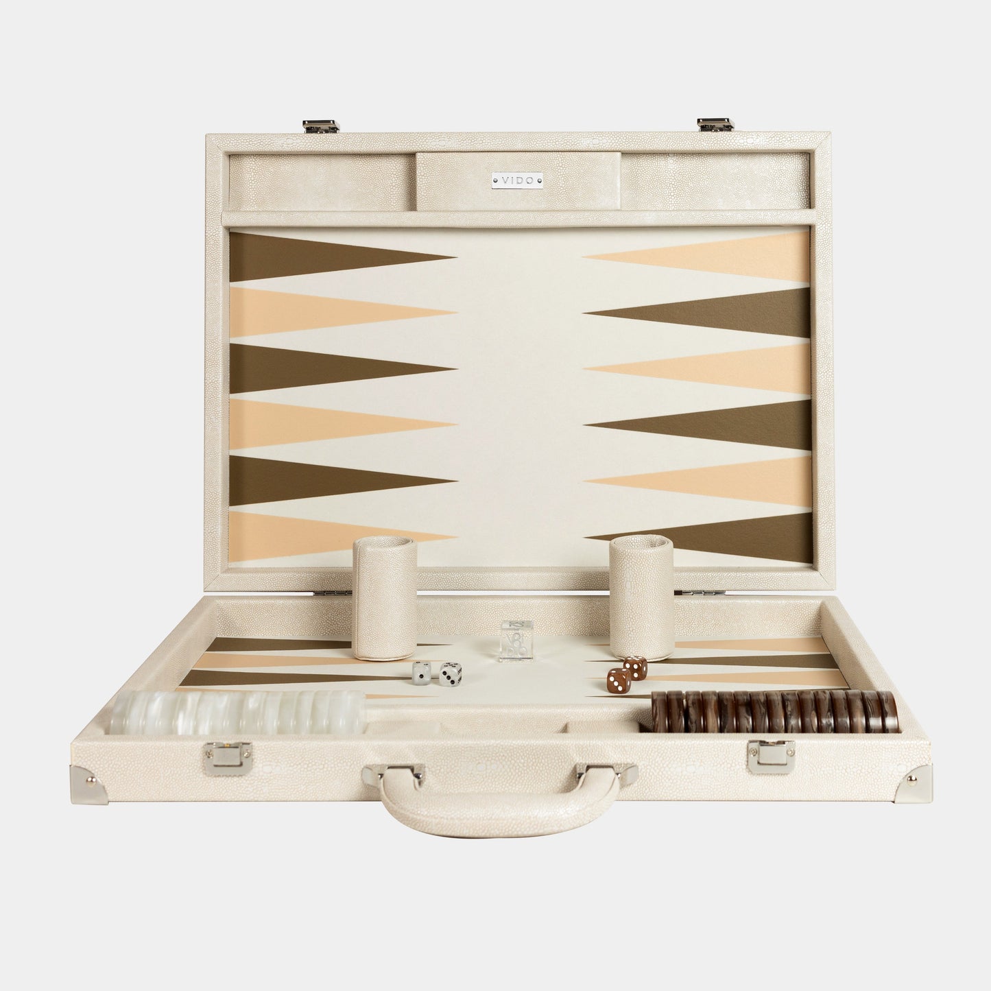 Beige Stingray Large Backgammon