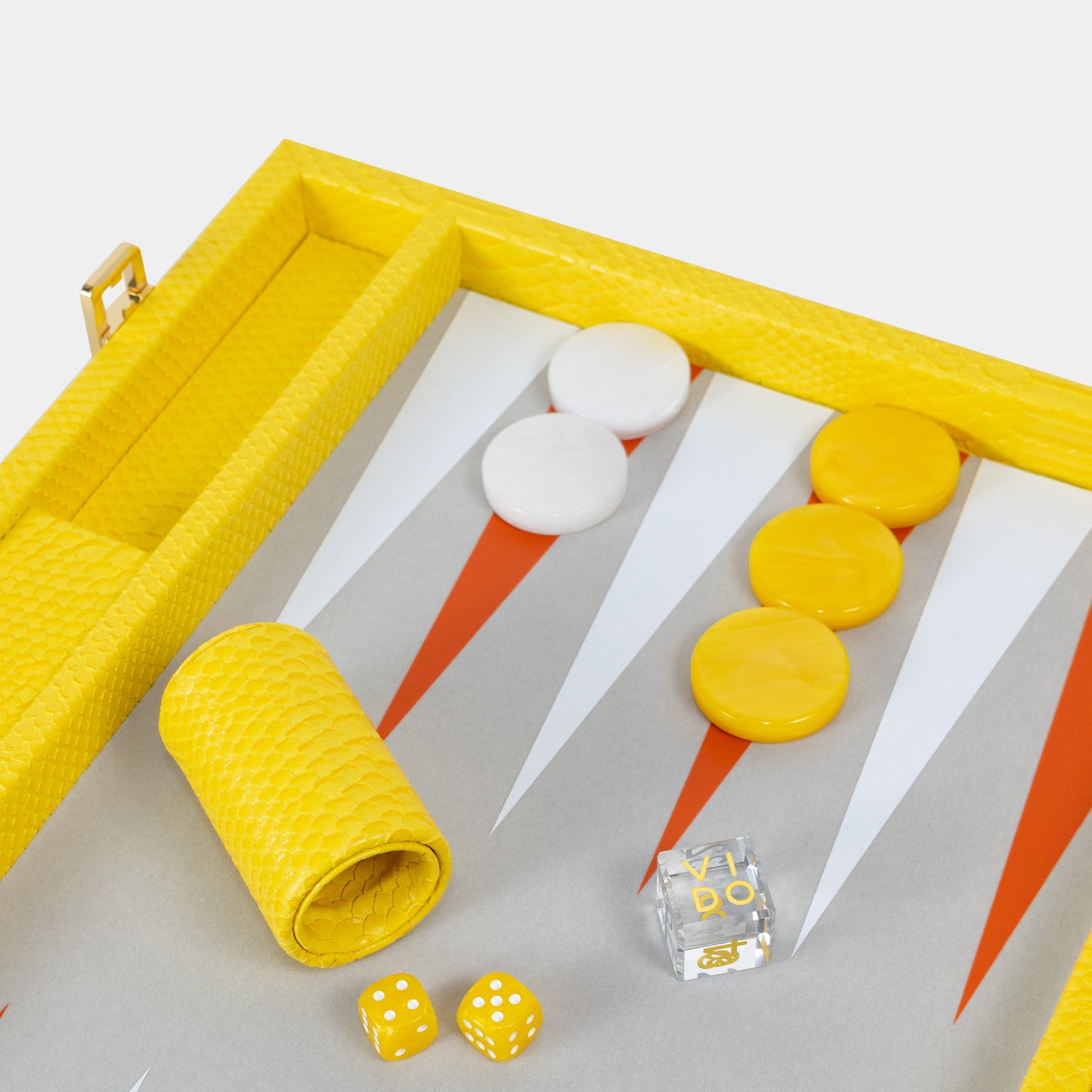 Yellow Snake Large Backgammon