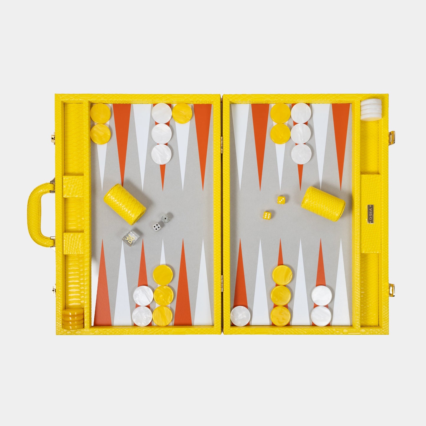 Yellow Snake Large Backgammon