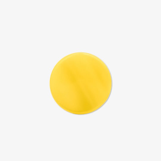 Backgammon Checker Stone Resin Mother-of-Pearl 29 mm Yellow