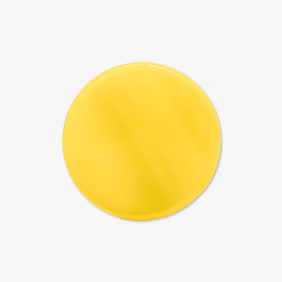 Backgammon Checker Stone Resin Mother-of-Pearl 44 mm Yellow