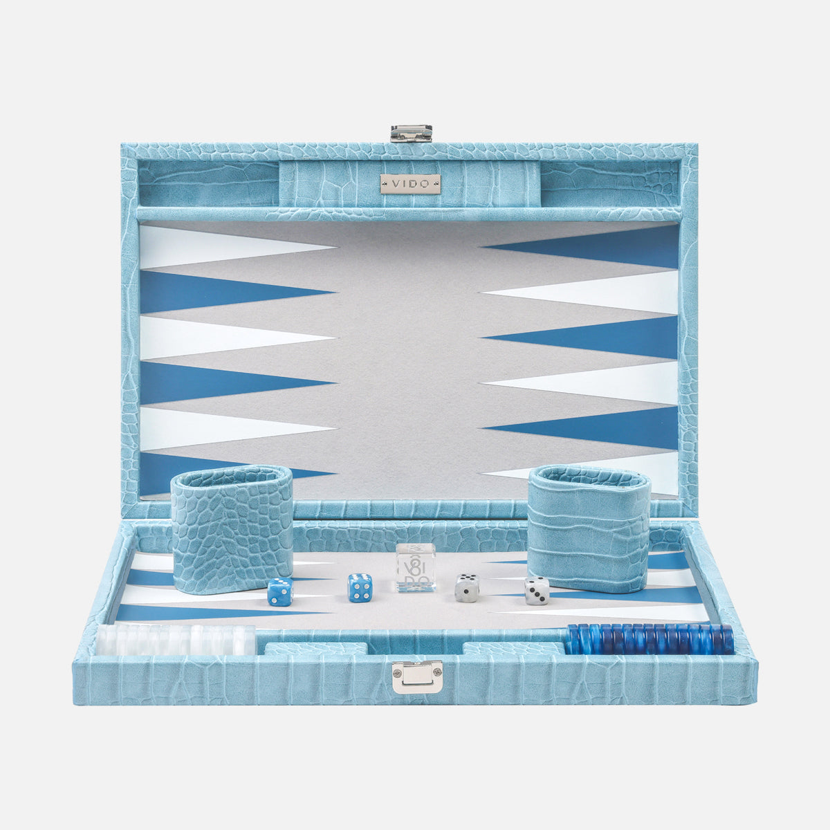 Blue Alligator Medium Backgammon