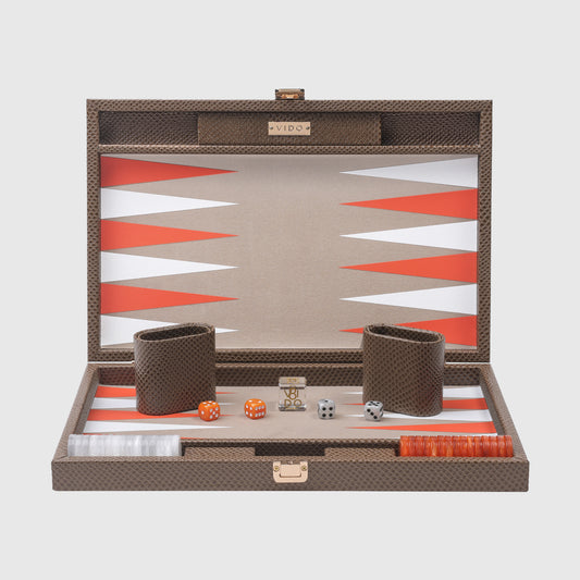 Brown Snake Medium Backgammon