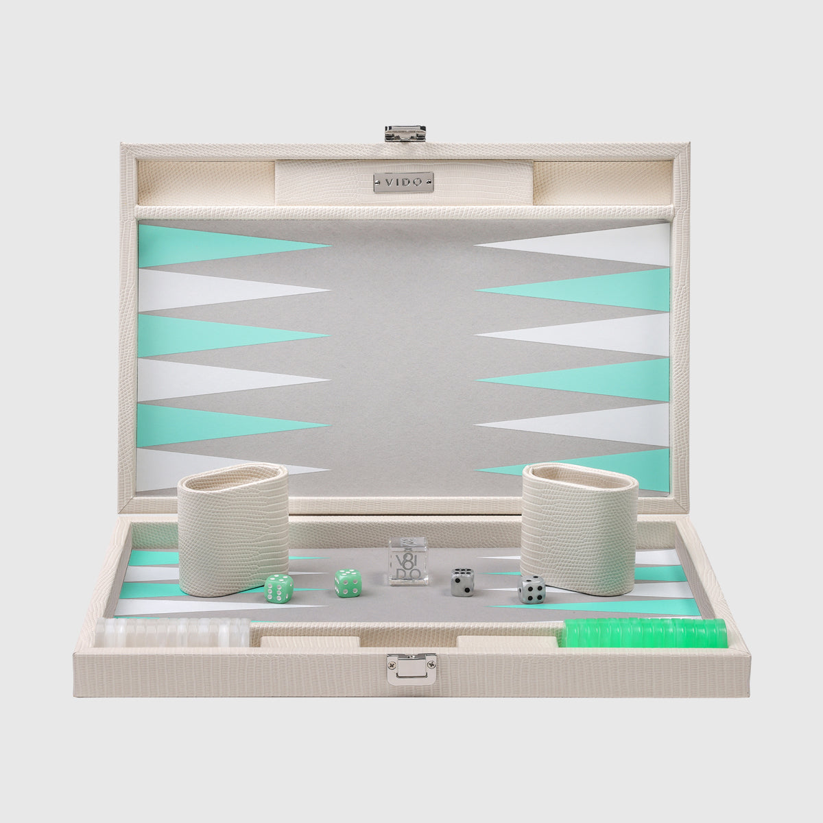 Pearl Lizard Medium Backgammon